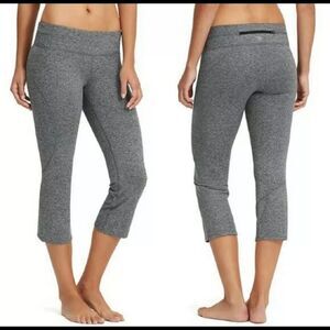 Athleta Work It Out‎ Capri Gym Pants Gray ST